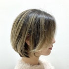 お洒落かっこいいシャドールーツ×グラデーションボブ