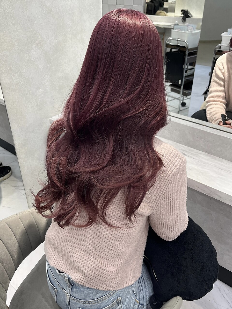 《karen4》ピンクラベンダー/暖色/透明感カラー/レイヤーカット