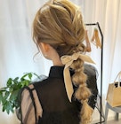 【ヘアセット】編み下ろしヘアセット