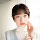 重め前髪で目力アップ!コンパクトカールショート・・・HINATA