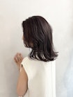 小森谷,黒髪,グレーベージュ,レイヤーロング,前髪パーマe48