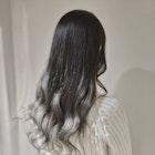 ハイトーンカラー/グレージュアッシュグラデーションカラー