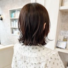 福山人気caaryチョコレートブラウンバッサリイメチェン外はね