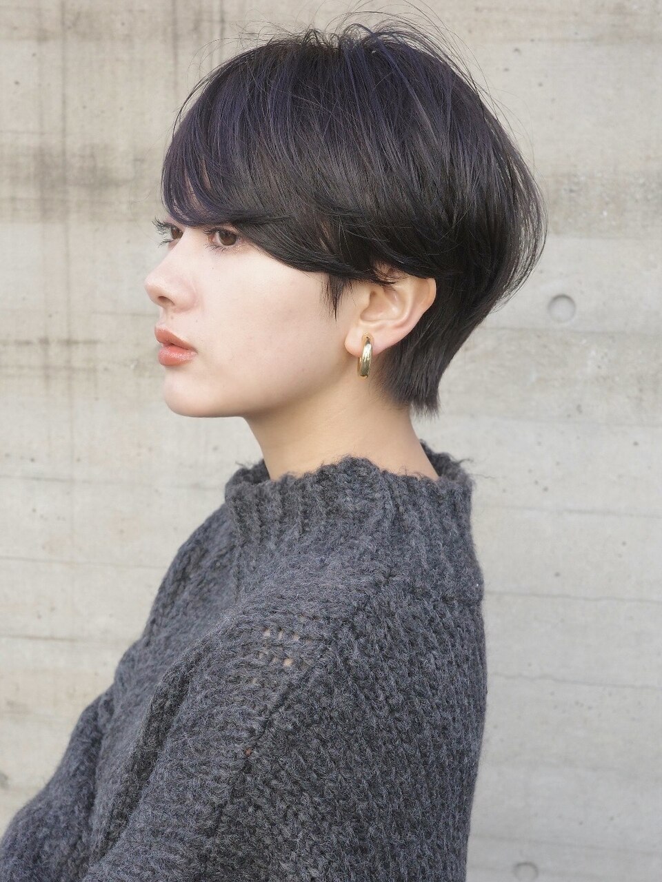 大人マッシュショート／丸みショート／イメチェン／30代40代50代