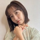 外ハネボブ×ベージュカラー×くすみベージュ×10代20代30代