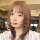 顔周りレイヤー ウルフレイヤーカット イルミナカラー20代30代