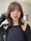 オリーブベージュくびれボブ【肥田亜沙美】