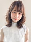 フルバングこなれヘアサイドバング似合わせカット#275d1229