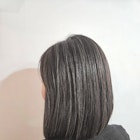 白髪ぼかしハイライトグレイカラーアッシュベージュ白髪染め