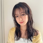 【パーマヘア】ロングレイヤー×ゆるめパーマ/前髪パーマ