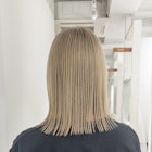 切りっぱなしロブ / ホワイトベージュ