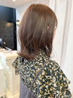 福山人気くびれミディ美髪マロンベージュ大人かわいい冬ヘア小顔