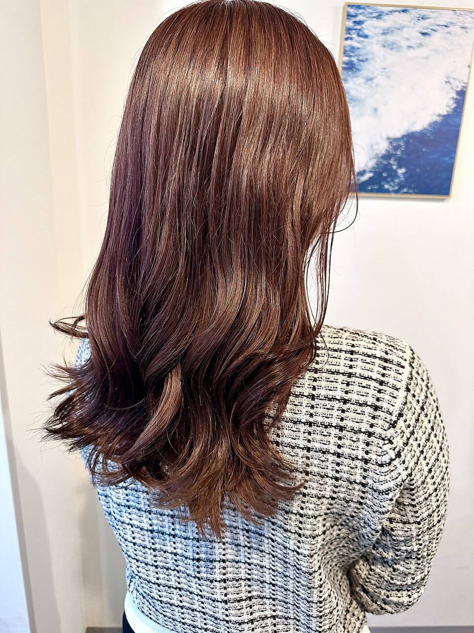 20代30代ブリーチなし透明感ピンクグレージュ