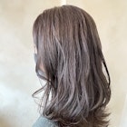 20代30代パープルグレージュレイヤーカット