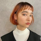 【 オレンジ × オン眉ボブ 】浅野美紀