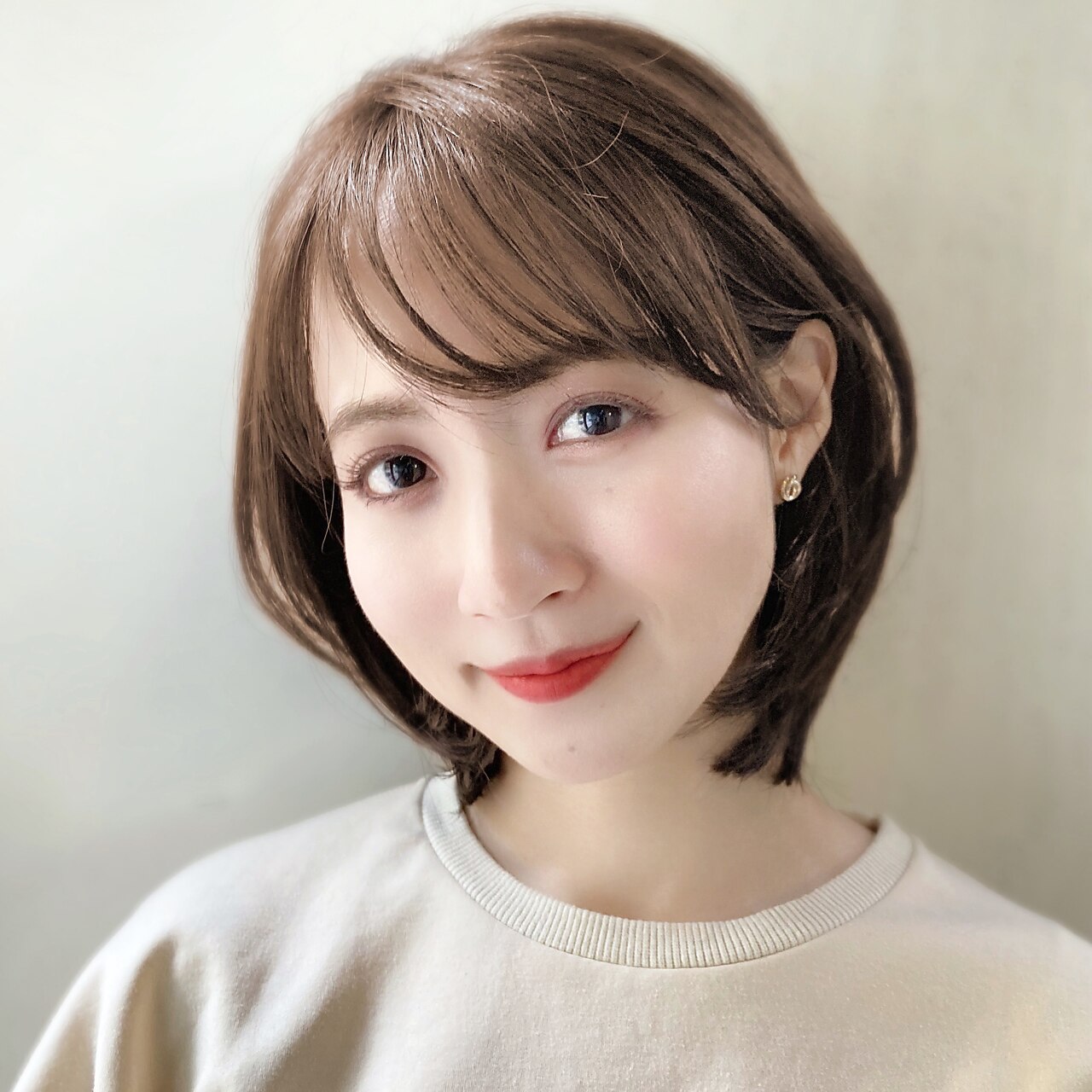 くびれボブひし形ボブ似合わせカット40代50代