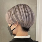 ハンサムショート/グラデーション/バレイヤージュ/ショートヘア