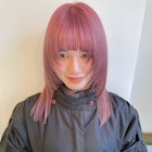 ペールピンク × レイヤースタイル◎/ピンクベージュ