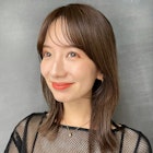 似合わせカット イメチェン レッドブラウン ハッシュカット