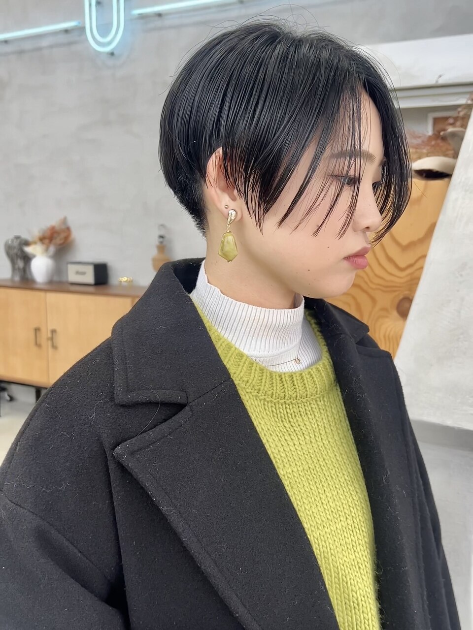 ユニセックスハンサムショート