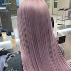 【縮毛矯正履歴から】2ブリーチで作るホワイトパールカラー