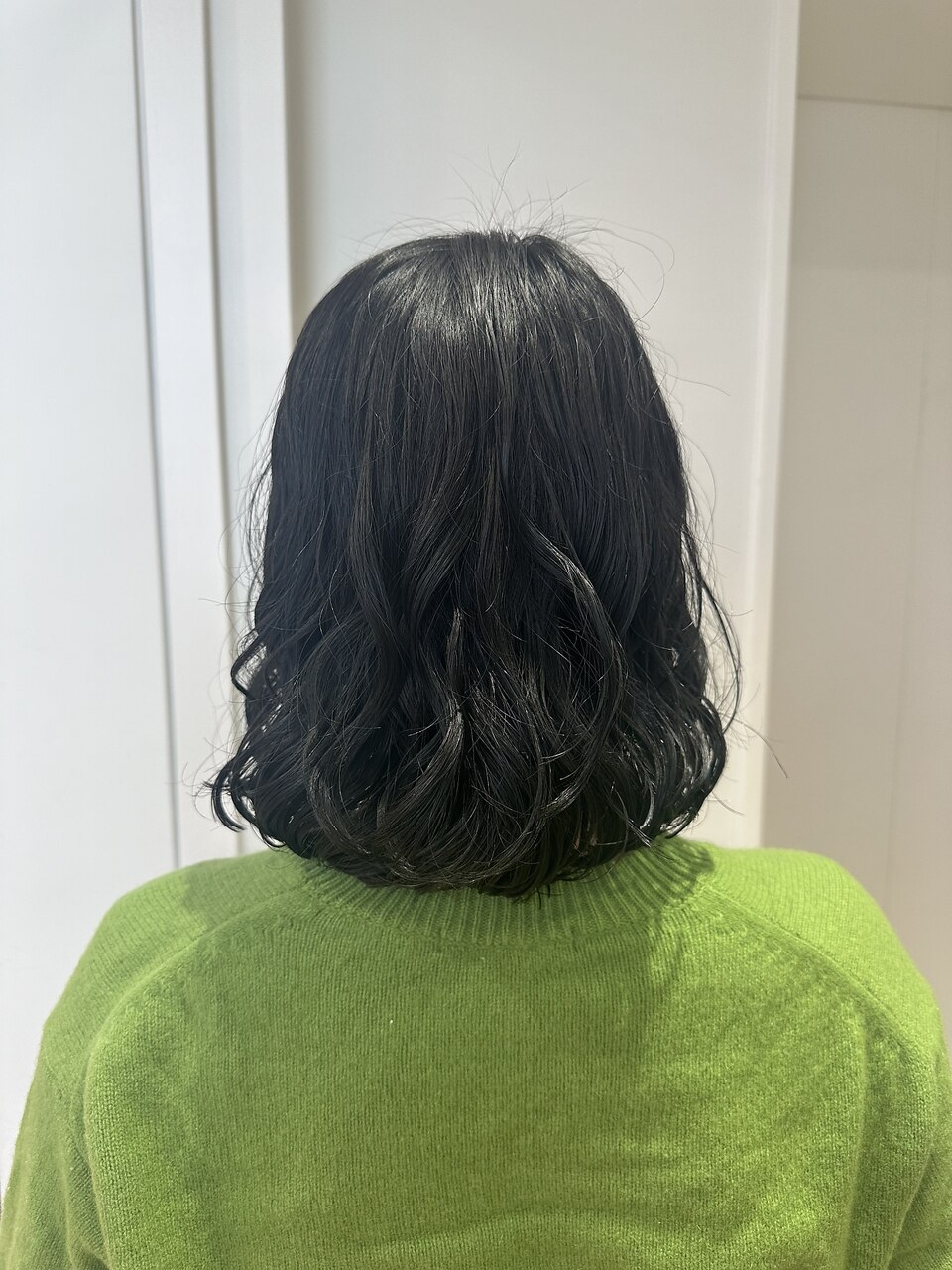 伸ばしかけデジタルパーマ