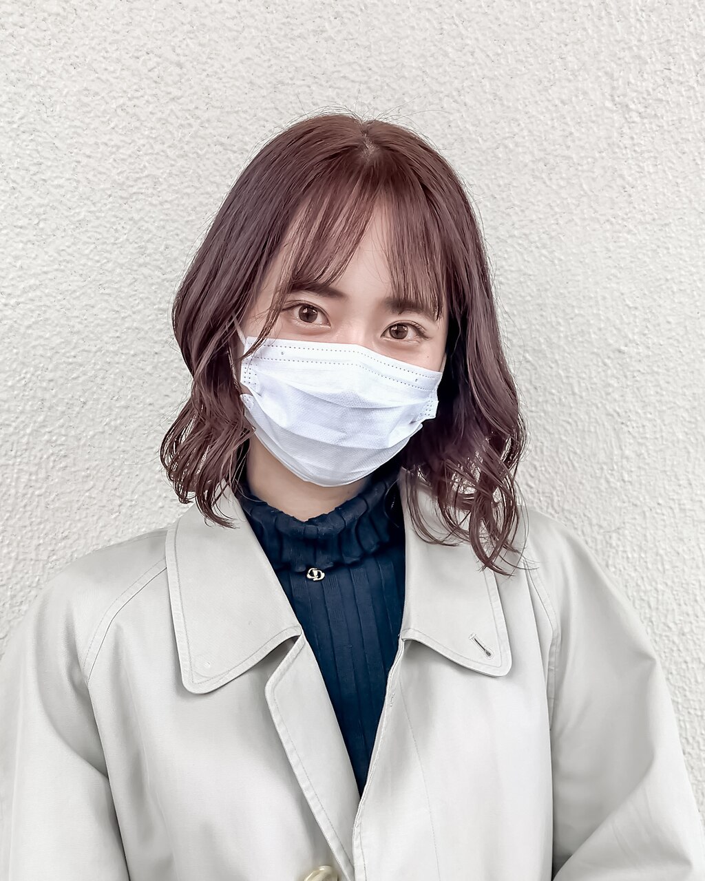 ピンクグレージュ / ブリーチ無しダブルカラー