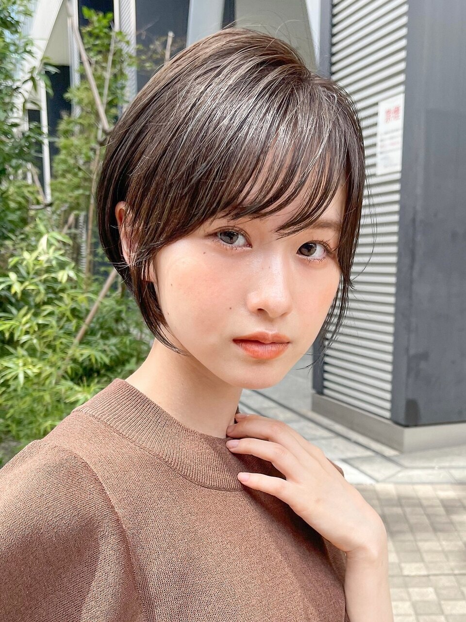 20代30代40代50代耳かけショート前髪なしハンサムショートカット