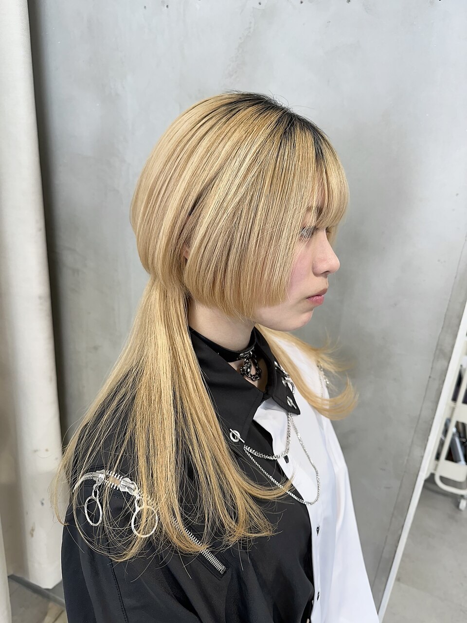 ○ロングウルフカットクラゲウルフヘア姫カットウルフレイヤー○