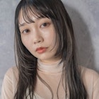 姫カット/ロングストレート/20代30代40代