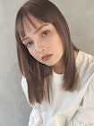 【PARK】ワイドショートバング×シアベージュ