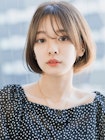 ナチュラルショートボブ
