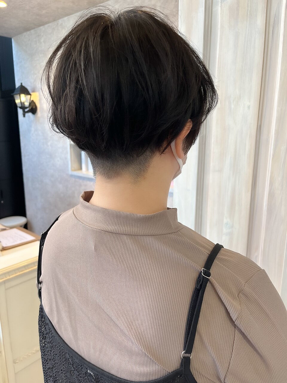 福山人気刈り上げショートベリーショート大人かっこいい前髪なし