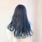 原口☆成人式カラー*ダークグレー×ブルーグラデ☆福岡久留米