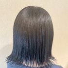 艶 暗髪 切りっぱなしボブ