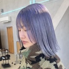 薄めパープルハイトーン/ブリーチカラー【群馬/太田】