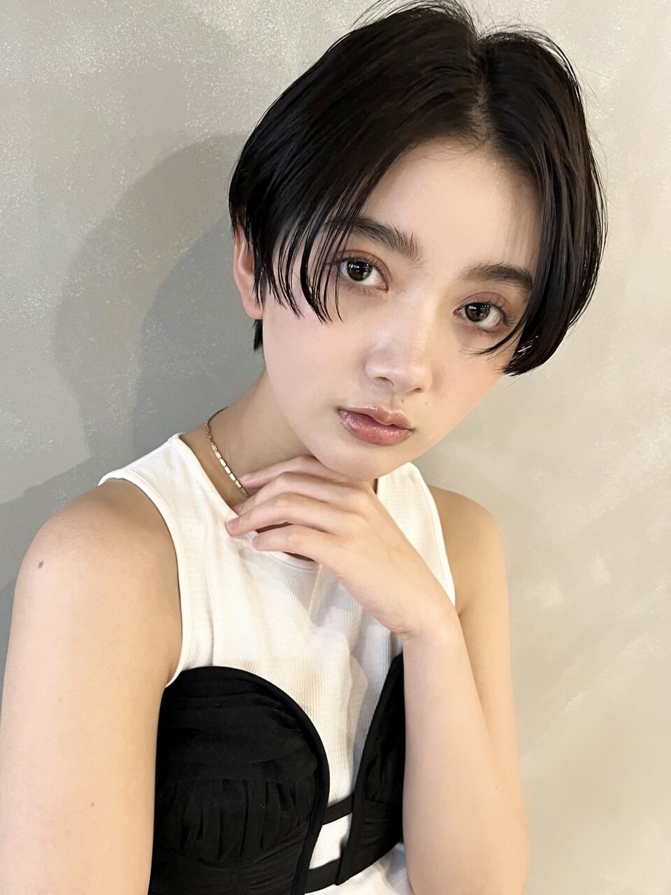 【PARK】ハンサムショート×グレージュブラック