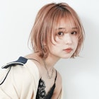 小顔ウルフボブ