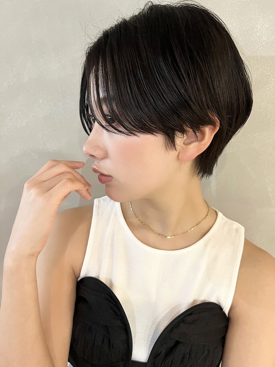 【PARK】ハンサムショート×グレージュブラック