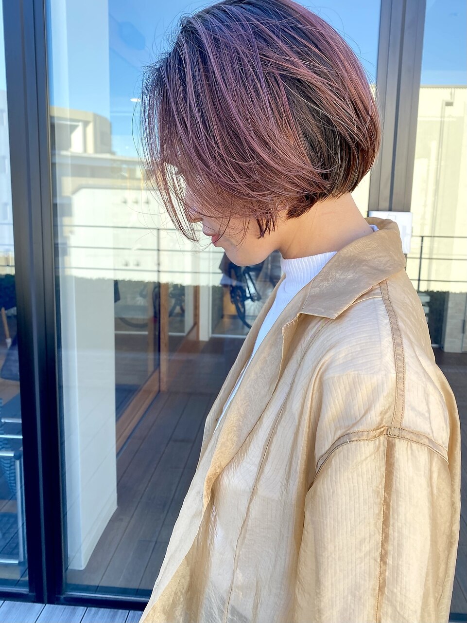 ボブ×ピンクアッシュ#21