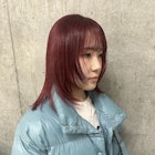 フェイスレイヤーとチェリーレッド