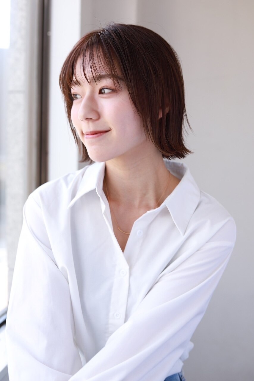 大人可愛い◎20代30代40代似合わせカットイメチェン外はねボブ