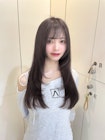 縮毛矯正/グレージュ/レイヤーカット