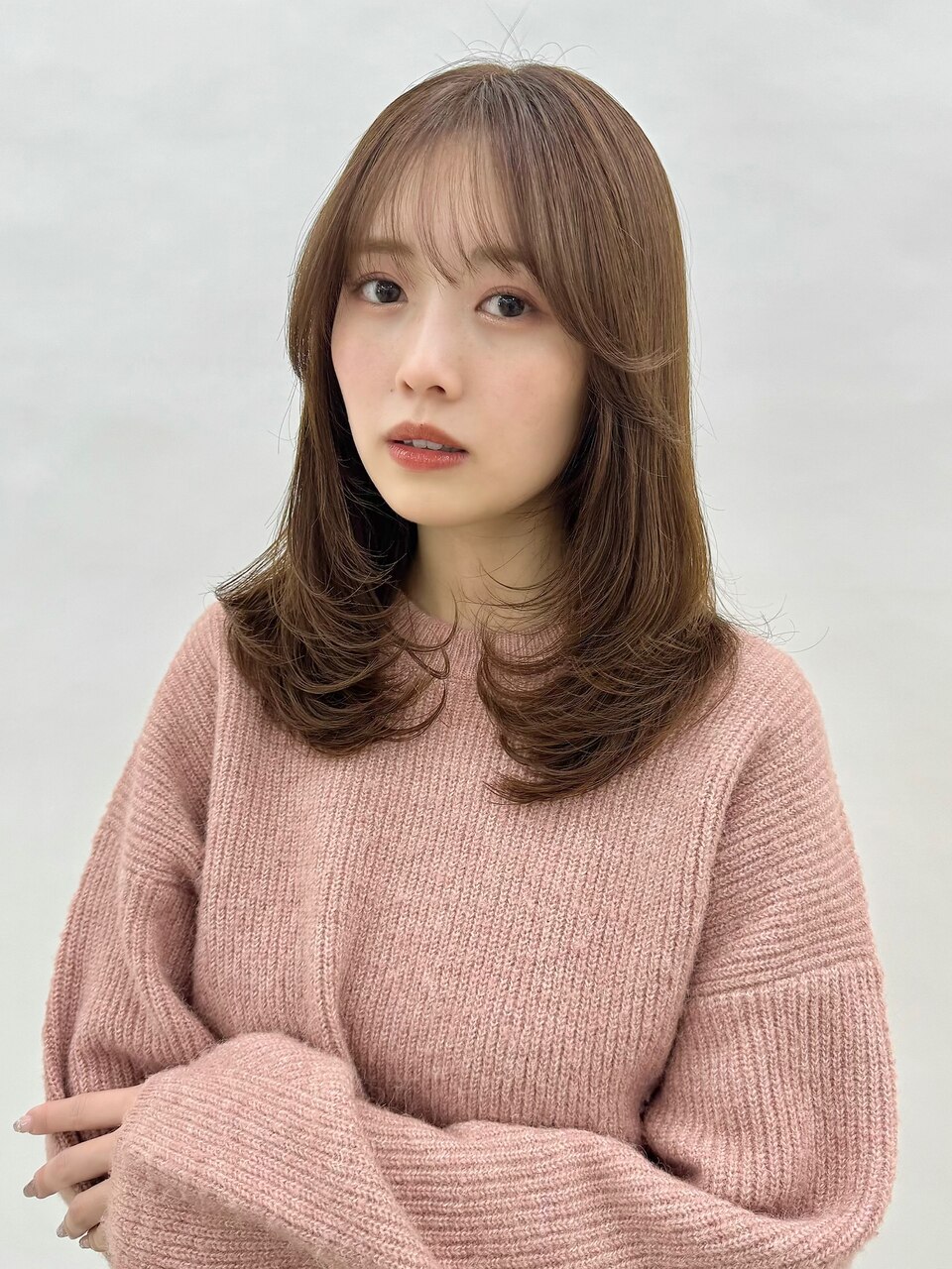 小顔フェイスレイヤー 内巻きワンカール