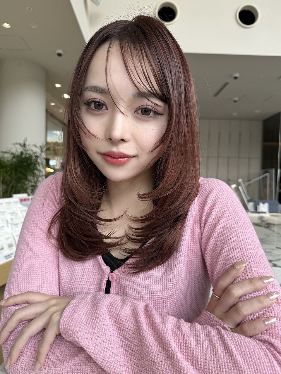 MINX川上春香　顔まわりレイヤー