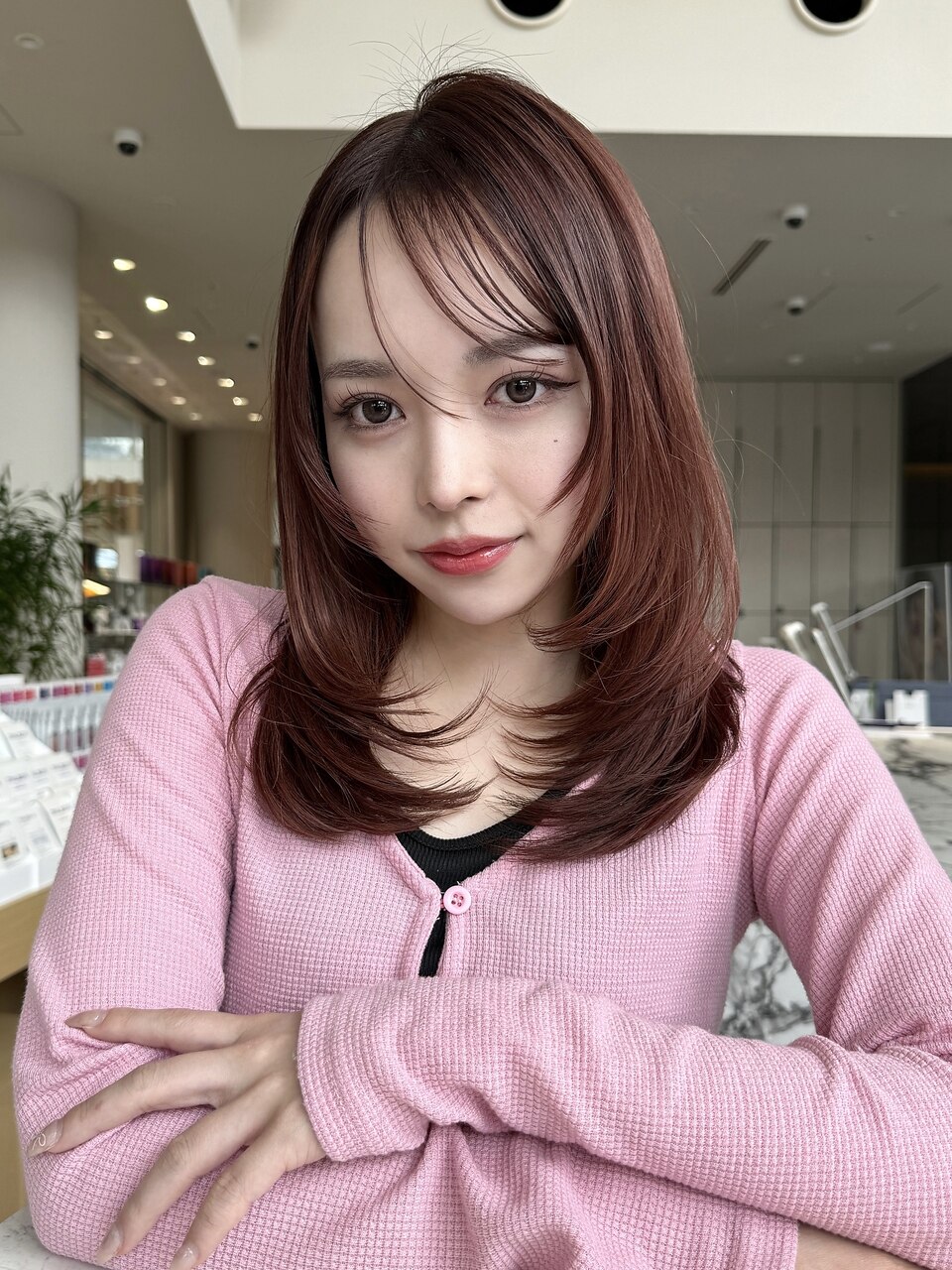 MINX川上春香 顔まわりレイヤー