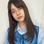 ロングレイヤー×アッシュブラウン