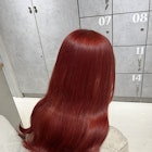 美髪チェリーレッドカラー♪