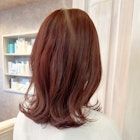 福山人気オレンジブラウン春カラーブリーチなし高発色10代20代