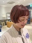 ◎前上りボブ・チェリーピンク◎